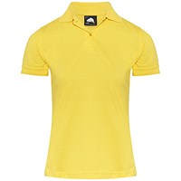 ORN Ladies Eagle Polo Shirt, Yellow, 20