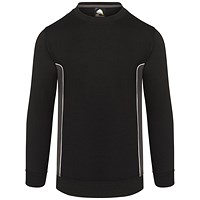 ORN Silverswift Sweatshirt, Unisex, Black/Graphite, 4XL