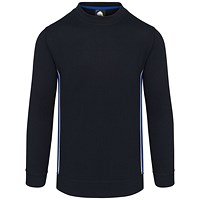 ORN Silverswift Sweatshirt, Unisex, Navy Blue/Royal Blue, 3XL