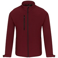ORN Tern Softshell Jacket, Male, Burgundy, 4XL