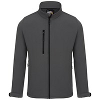 ORN Tern Softshell Jacket, Male, Graphite, Large