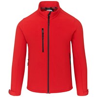 ORN Tern Softshell Jacket, Male, Red, 4XL