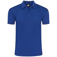 ORN Oriole Wicking Polo Shirt, Unisex, Royal Blue, XS