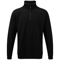 ORN Grouse Quarter Zip Sweatshirt, Unisex, Black, 5XL
