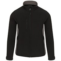 ORN Silverswift Softshell Jacket, Unisex, Black/Graphite, Large