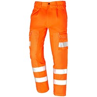 ORN Vulture Hi-Vis Ballistic Trousers, Unisex, Orange, 30R