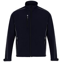 ORN Crane Fur-Lined Softshell Jacket, Black, 3XL