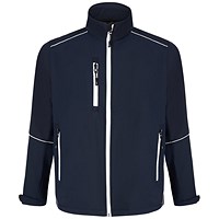 ORN Fireback Softshell Jacket, Unisex, Navy Blue, 3XL