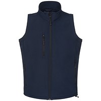 ORN Lapwing Softshell Gilet, Unsiex, Navy Blue, Large