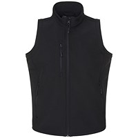 ORN Lapwing Softshell Gilet, Unsiex, Black, XS