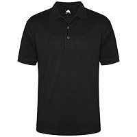 ORN Warbler Stud Polo Shirt, Unisex, Black, Large
