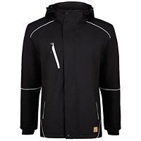 ORN Fireback EarthPro GRS Jacket, Unisex, Black, Large