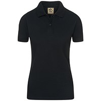 ORN Ladies Osprey EarthPro GRS Polo Shirt, Black, 20