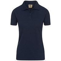ORN Ladies Osprey EarthPro GRS Polo Shirt, Navy Blue, 12