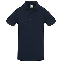 ORN Egret Male Slim Fit Polo Shirt, Navy Blue, Large