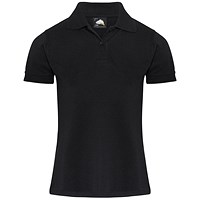ORN Ladies Eagle Polo Shirt, Black, 6