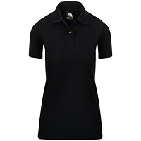 ORN Raven Ladies Polo Shirt, Black, 14