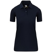 ORN Raven Ladies Polo Shirt, Navy Blue, 14