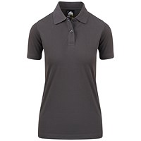 ORN Raven Ladies Polo Shirt, Graphite, 16