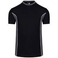 ORN Silverswift Unisex T-Shirt, Black/Graphite, Medium
