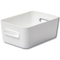 SmartStore Compact Medium Storage Box, 5.3 Litres, White