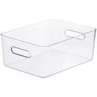 SmartStore Compact Medium Storage Box, 15.4 Litres, Clear