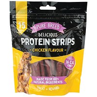 Dog Treat Protein Chicken Strips Pack of 12