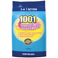 1001 Oxyblast Stain Remover Powder 650g Pack of 6
