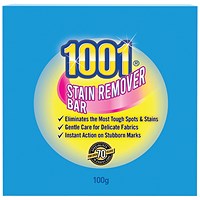 1001 Stain Remover Bar 100g 2 CDU x 12 Bars Pack of 24