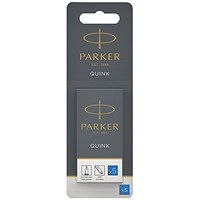 Parker Quink Permanent Ink Cartridge 12x5 Blue (Pack of 60) S0881580