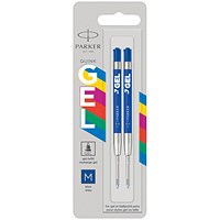 Parker Jotter Original Gel Pen Refills Blue (Pack of 2)