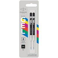 Parker Jotter Original Gel Pen Refill Black (Pack of 2)