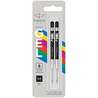 Parker Jotter Original Gel Pen Refill Black (Pack of 2) Parker Jotter Original Gel Pen Refill Black (Pack of 2)