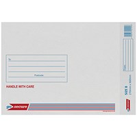 GoSecure Bubble Lined Envelopes, Size 8 270x360mm, White, Pack of 20