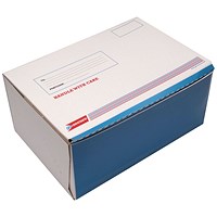 GoSecure Post Box, W447xD347xH157mm, White and Blue, Pack of 15 GoSecure Post Box, W447xD347xH157mm, White and Blue, Pack of 15