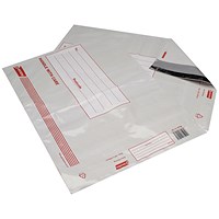Go Secure Extra Strong Polythene Envelopes, 345x430mm, Pack of 25