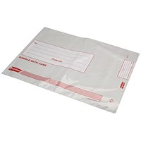 Go Secure Envelope Extra Strong Polythene Envelope, 460x430mm, Opaque, Pack of 100