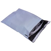 Keepsafe Extra-Strong Biodegradable Polythene Envelope, C4, Peel & Seal, White, Pack of 100