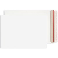 GoSecure C4 All Board Pocket Envelopes, 350gsm, Peel and Seal, White, Pack of 100