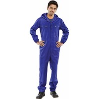 Beeswift Hooded Boilersuit, Royal Blue, 36