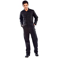 Beeswift Heavy Weight Boilersuit, Black, 36
