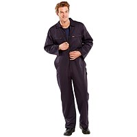 Beeswift Heavy Weight Boilersuit, Navy Blue, 54
