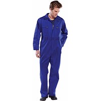 Beeswift Heavy Weight Boilersuit, Royal Blue, 54 Beeswift Heavy Weight Boilersuit, Royal Blue, 54