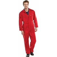 Beeswift Heavy Weight Boilersuit, Red, 34