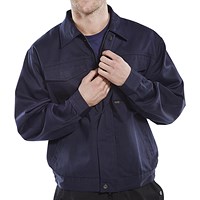 Beeswift Heavyweight Drivers Jacket, Navy Blue, 36