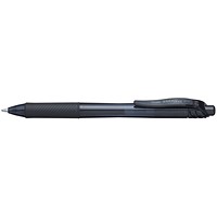 Pentel EnerGel X Retractable Gel Pen, Broad, Black, Pack of 12