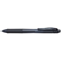 Pentel EnerGel X Retractable Gel Pen Broad Black (Pack of 12)
