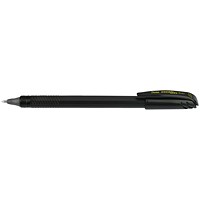 Pentel EnerGel Capstyle Eco Rollerball, 0.7mm, Black, Pack of 12