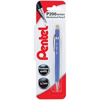 Pentel P200 Automatic Pencil Medium 0.7mm Blue Barrel