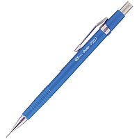 Pentel P207 Mechanical Pencil with eraser, Steel-lined with 6 x HB 0.7mm Lead, Pack of 12